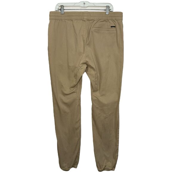 PacSun Men’s Large Jogger Pants Khaki Pull On Drawstring Casual Comfort - Picture 5 of 9